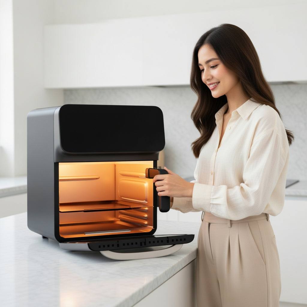 Touchscreen control simplifies cooking